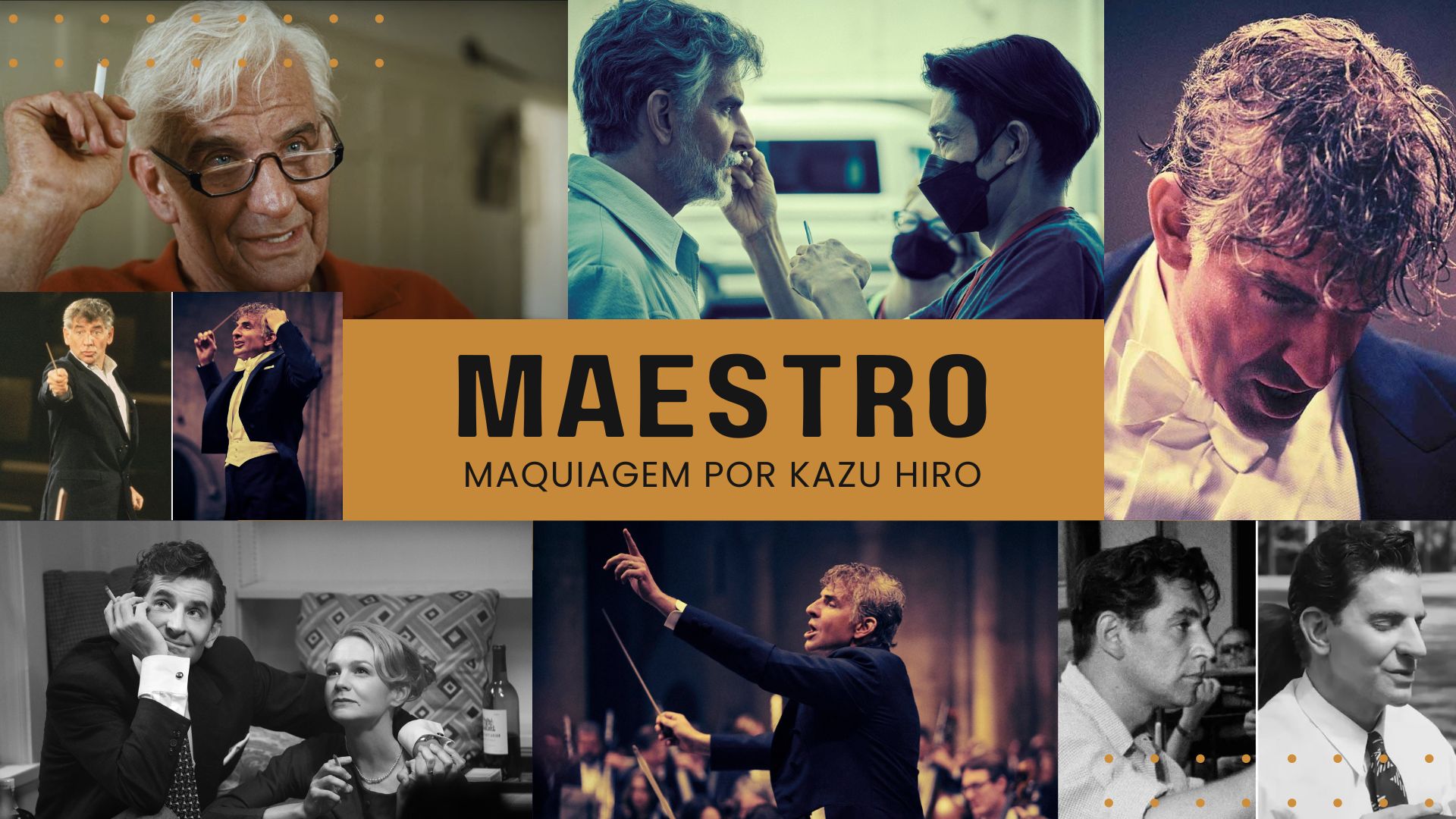 Kazu Hiro novamente indicado ao Oscar por “Maestro” com Bradley Cooper, disponível na Netflix