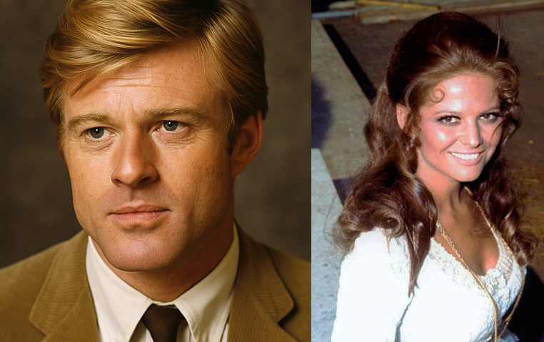 ADEUS ROBERT REDFORD E CLAUDIA CARDINALE, DUAS LENDAS DO CINEMA
